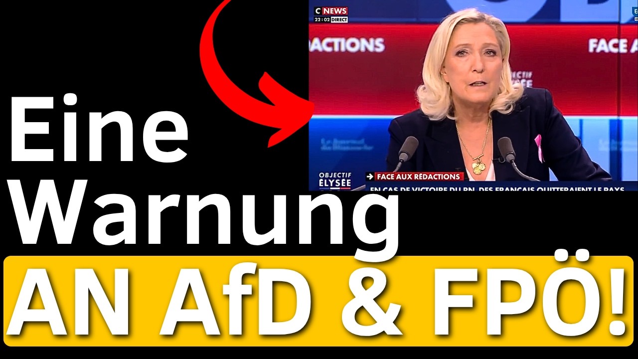 Marine Le Pen lässt aufhorchen! Droht uns DAS bald in ganz Europa?!