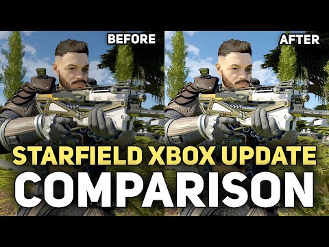 Starfield Gameplay Comparison After Update (Xbox Series X)