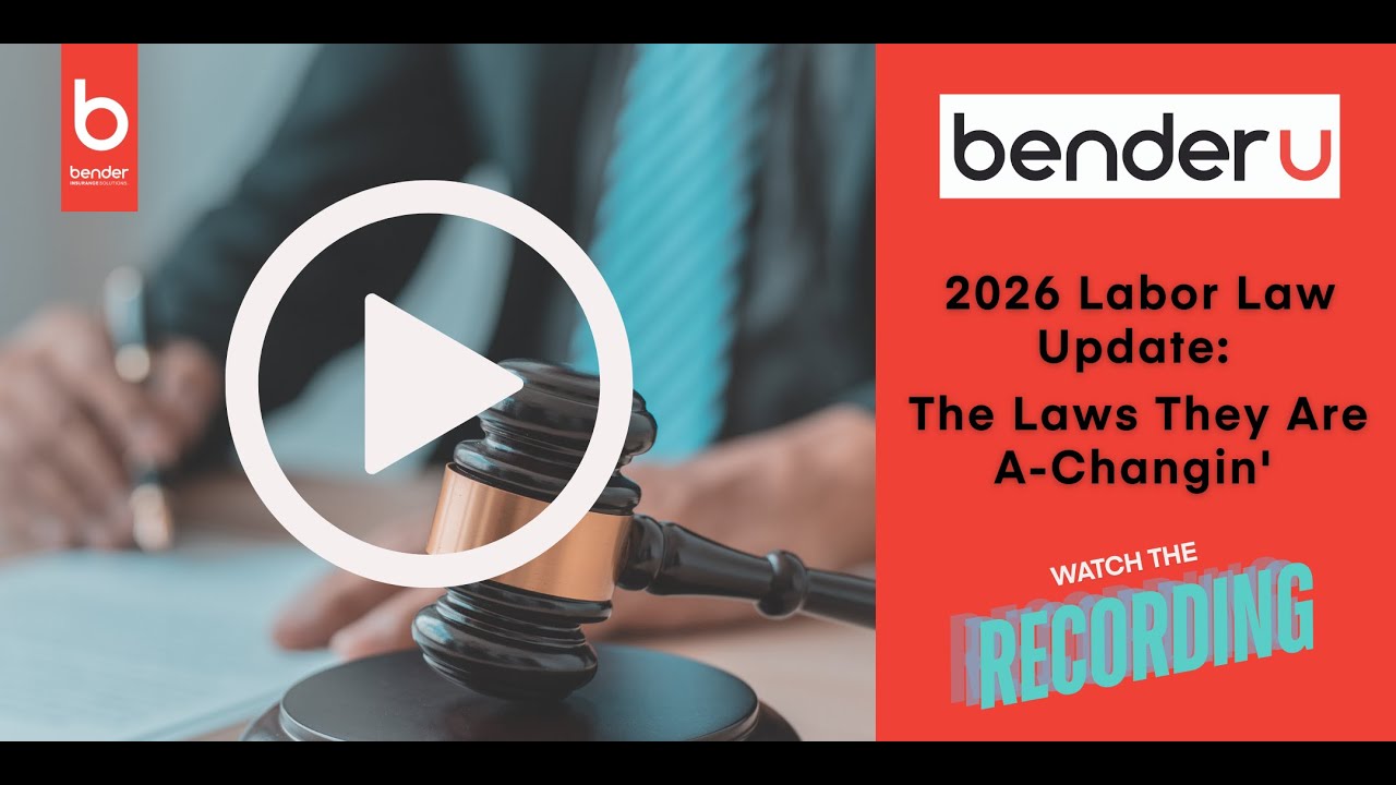 2026 Labor Law Update  The Laws They Are A Changin'