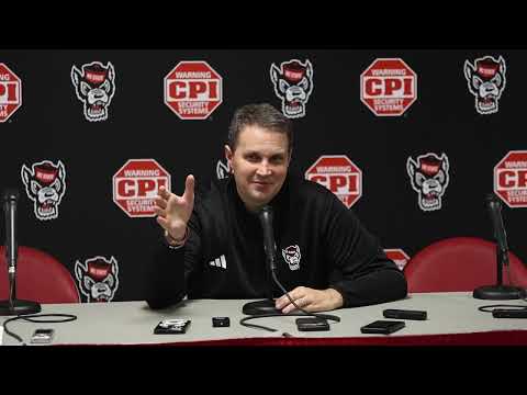 NC State head coach Will Wade postgame press conference following win over UNCG