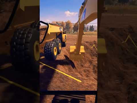 Construction Simulator 2022 Excavation |CAT349F|CAT745C| #shorts #bausimulation  #simulator #like