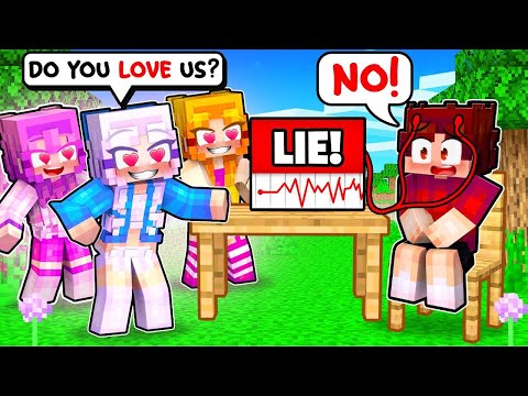 MY CRAZY FAN GIRLS Used A Lie Detector On Me... (Minecraft)
