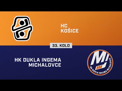 33. kolo: HC Košice – HK Dukla Ingema Michalovce 2:3 (HIGHLIGHTY)