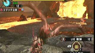 MHP3] アルバトリオン 猫火事場 へビィボウガン 高台ハメ [ソロ] 3分56 