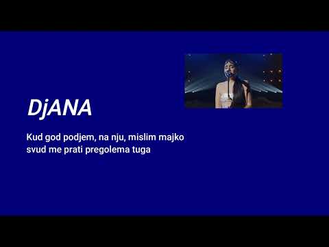 NE KUNI ME MAJKO - karaoke  (Djana)