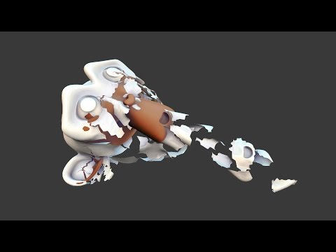 BLENDERSUSHI / Monkey Ghost In The Shell Cloth Dissolve (LIVENODING143)