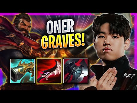 ONER IS SO CRAZY WITH GRAVES! - T1 Oner Plays Graves JUNGLE vs Lee Sin! | Season 2023