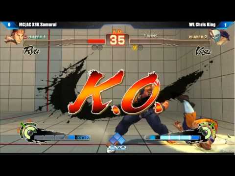 EVO2013 SSF4AE MC AC XSK Samurai vs WL Chris King