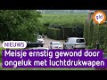 Meisje ernstig gewond door ongeluk met luchtdrukwapen