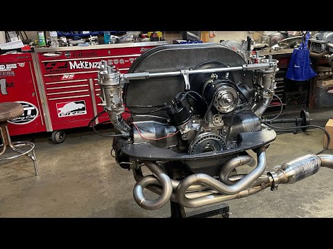 VW 1914 strip-strip 175HP engine first start & dyno
