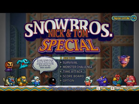Switch Longplay [102] Snow Bros. Nick & Tom Special