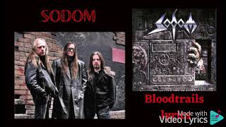 Sodom : Blood trails lyrics