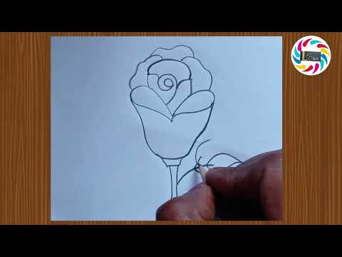 5 different flowers drawing for competition// flower drawing for beginners// easy flower drawing