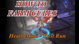 Mu Legend. How to farm Cubes quckly? Very fast run in Heath Mine