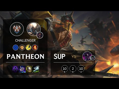 Pantheon Support vs Morgana - EUW Challenger Patch 10.20