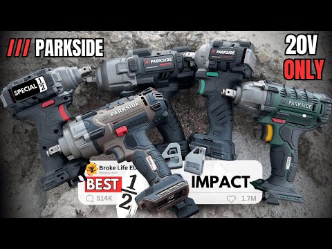 ULTIMATE GUIDE to the best 1/2" Parkside impact wrench X20. 20 Volts