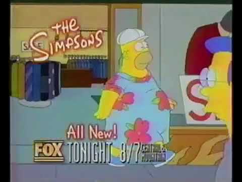 The Simpsons Fox Promo (1995): “King-Size Homer“ (S07E07) (10 second)