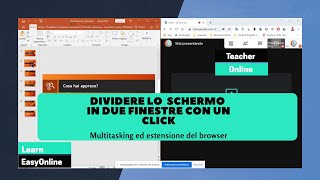 Dividere lo schermo con un click