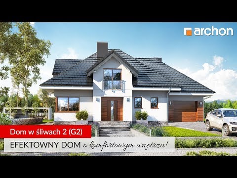 Efektowny dom o komfortowym wnętrzu - Dom w śliwach 2 (G2)