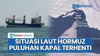 Penampakan Puluhan Kapal Terhenti di Lautan Selat Hormuz saat Blokade AS Ganggu Jalur Minyak