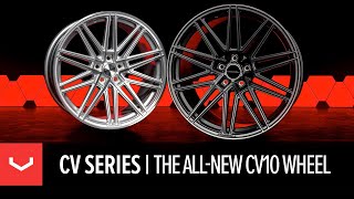 20 Inch Vossen CV10 Concave Silver Polished Alloy Wheels