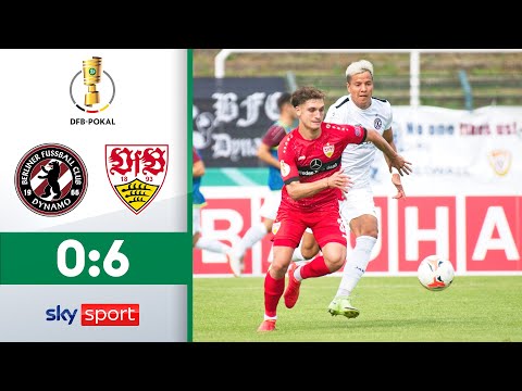 BFC Dynamo - VfB Stuttgart | Highlights - DFB-Pokal 2021/22 | 1. Runde
