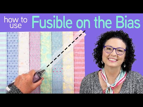How to secure bias edges with Make it Simpler Fusible Interfacing