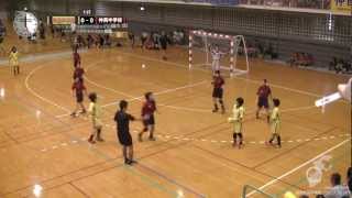 preview picture of video '2012 沖縄県 中学総体 女子ハンドボール競技 決勝戦 Women's U15'