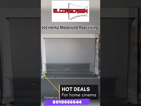 Electric Tension Floor Rising UST ALR Projection Screen