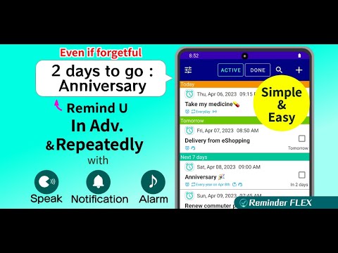 Reminder Flex - Alarm & Notify Video
