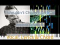 🎹I Wouldn't Change A Thing, Chord & Lyrics, Stephen Sondheim, Synthesia Piano