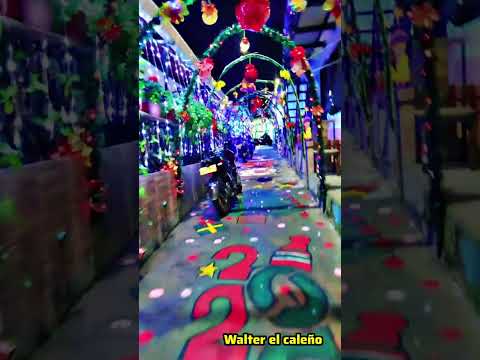 Turistiando en el barrio alto de la cruz de Circasia Quindío alumbrado navideño #alumbrado