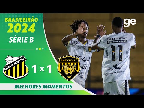Gols e lances de Novorizontino x Amazonas