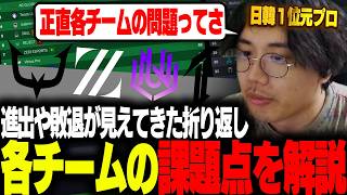 【EWC折り返し】元プロとして各チームの構成や問題点について解説するむかい【ALGS/EWC/Apex/エーペックス/むかい】