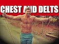 FAST Chest & Shoulders Workout [INSANE PUMP!] | Chandler Marchman