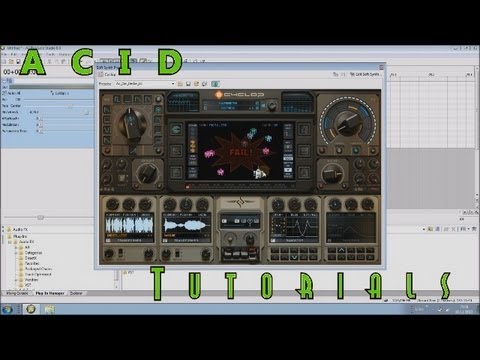 How to use Vst Plugins and Synths in Sony ACID (Tutorial)