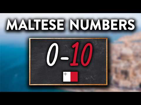 Maltese NUMBERS 0-10 (Learn To Count In Maltese Language)