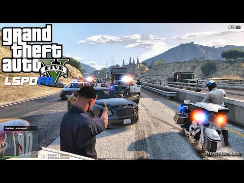 GTA 5 LSPDFR - EPiSODE 118 - LET'S BE COPS - CITY PATROL (GTA 5 PC POLICE MODS) STRIX 1080 SLI 4K