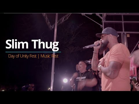 Slim Thug at the Day of Unity Festival 2019
