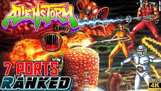 Which Version of Alien Storm Did I Rank No.1? (4K Remaster) #alienstorm #sega #arcadegames