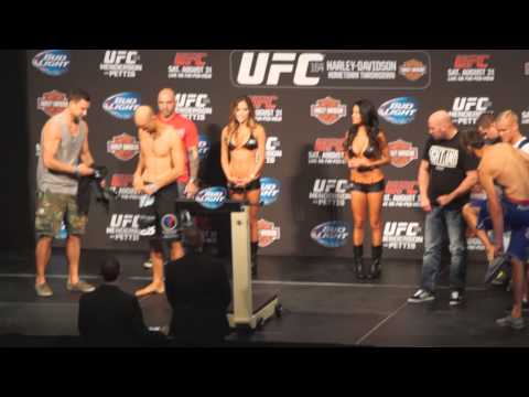 UFC 164: Magnus Cedenblad vs. Jared Hamman Weigh-In