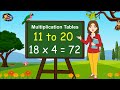 Times Tables | Tables of 11-20 | Multiplication Tables | 11-20 का पहाड़ा | Maths Tables