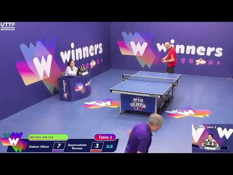WINners CUP table 2  04.01 Ziakun Viktor - Zaporozhets Roman 13:00