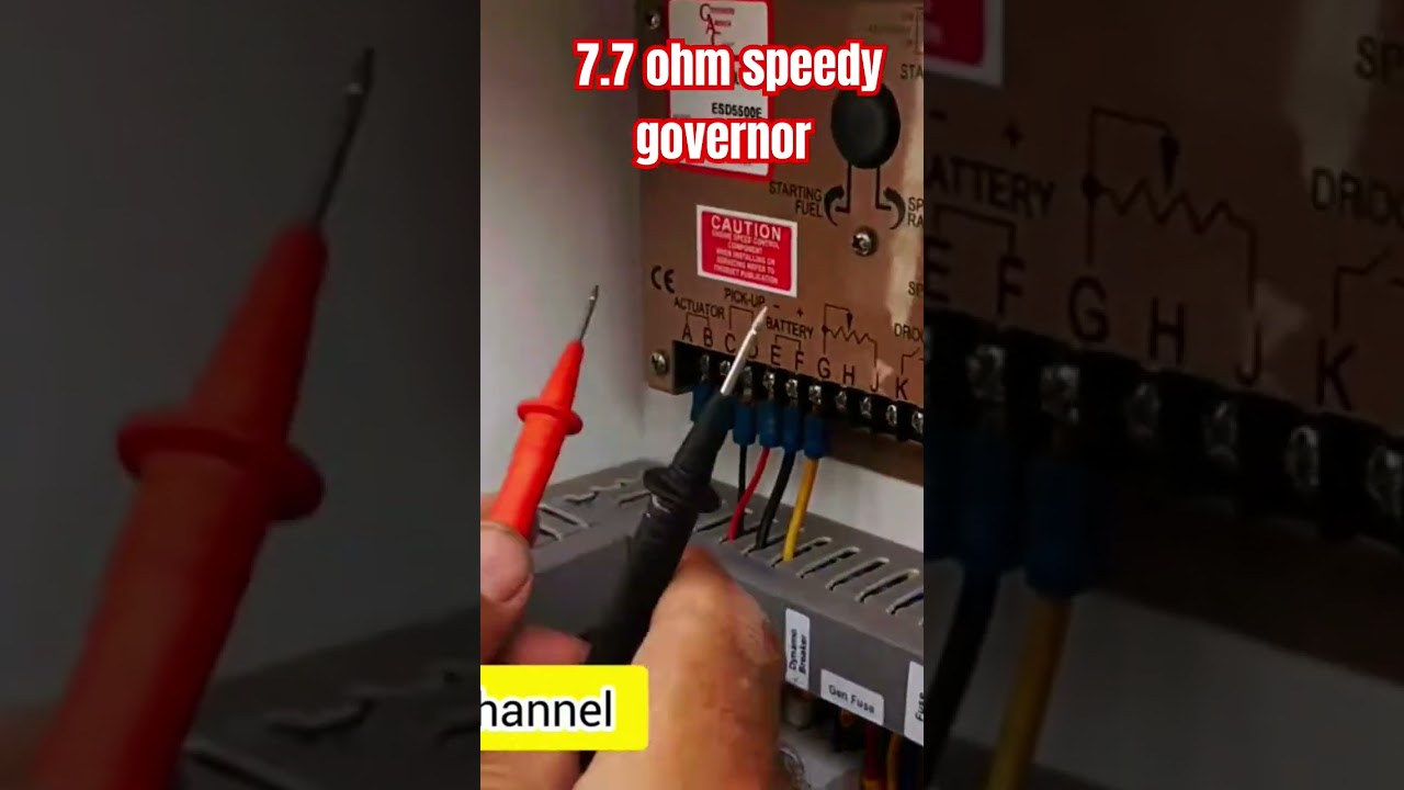 Diesel Generator Speed Control System | How Governor, MPU, and Fuel Control Work