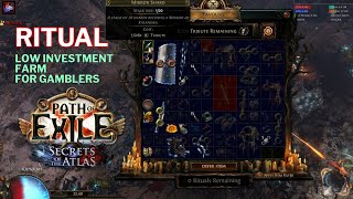 Ritual Jackpot Farm | Low Risk Low Investment | POE 3.26