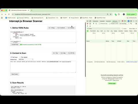 Watch: Running in a webpage