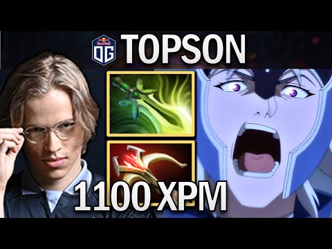 OG.TOPSON LUNA WITH 1100 XPM - DOTA 2 7.29 GAMEPLAY