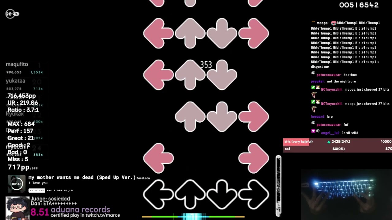 free 50 seconds 195 bpm chordjack map