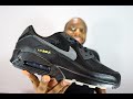 Air Max 90 Spider Web Halloween On Feet Review DC3892 001 QuickSchopes 090 Schopes Sneaker