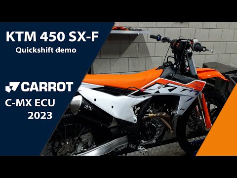 Carrot dyno MX KTM 450 SX-F 2023 Quickshift demo